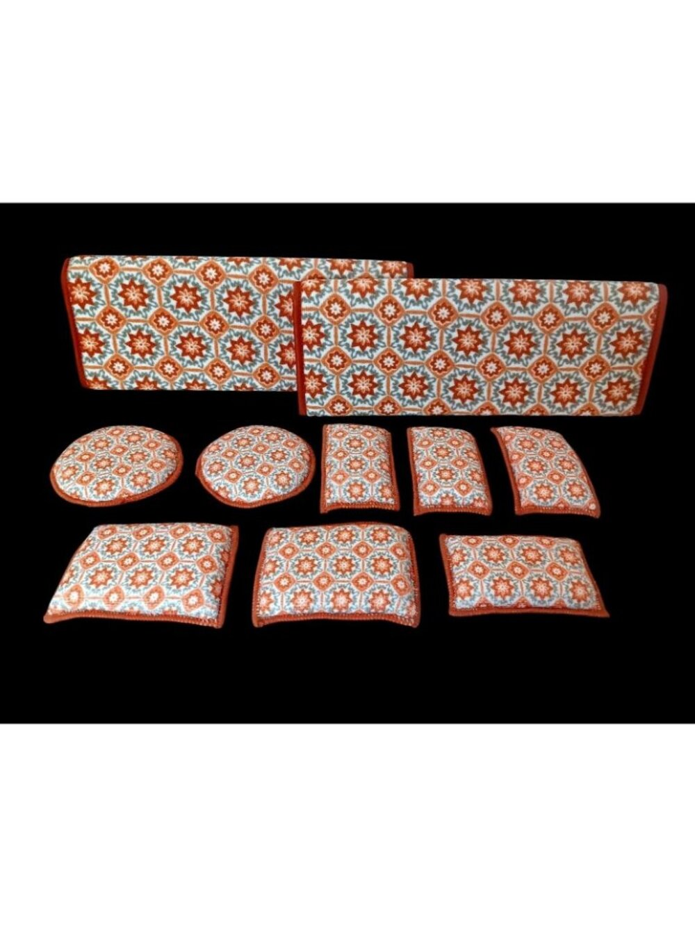 Campanelli 10 Pcs Cleaning Set DiamondFiber Scrubbing Sponge w Drying Mats NEW - Picture 6 of 7